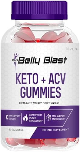 kivus Gomitas Keto Belly Blast - Belly Blast Keto + Gomitas ACV (individuales, 60 gomitas)
