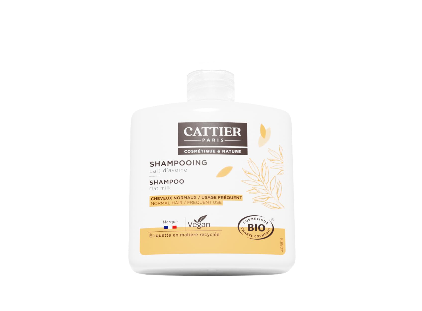 Cattier Yogurt Shampoo for Frequent Use 250 ml