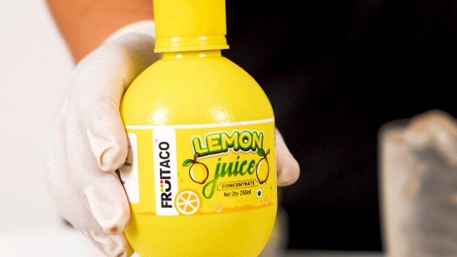 Fruitaco Lemon Juice Concentrate 1000 ml (250ml x 4) : Amazon.in
