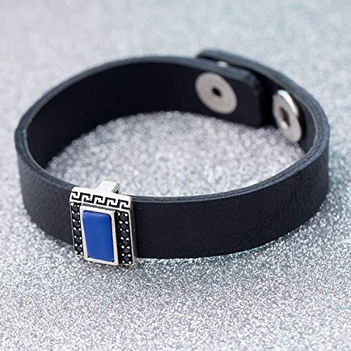 Dare Milestone Charm Leather Bracelet