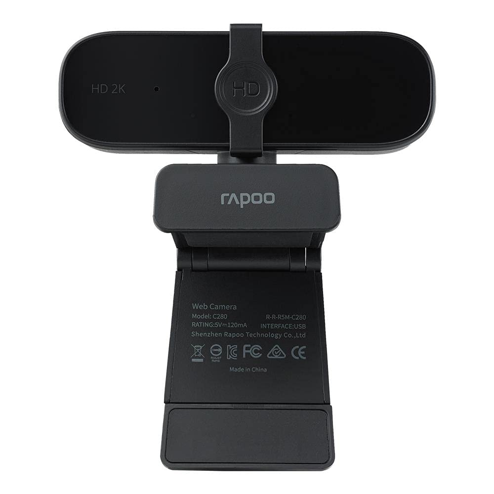 Rapoo XW2K Webcam 2560 x 1440 Pixels USB 2.0 Noir