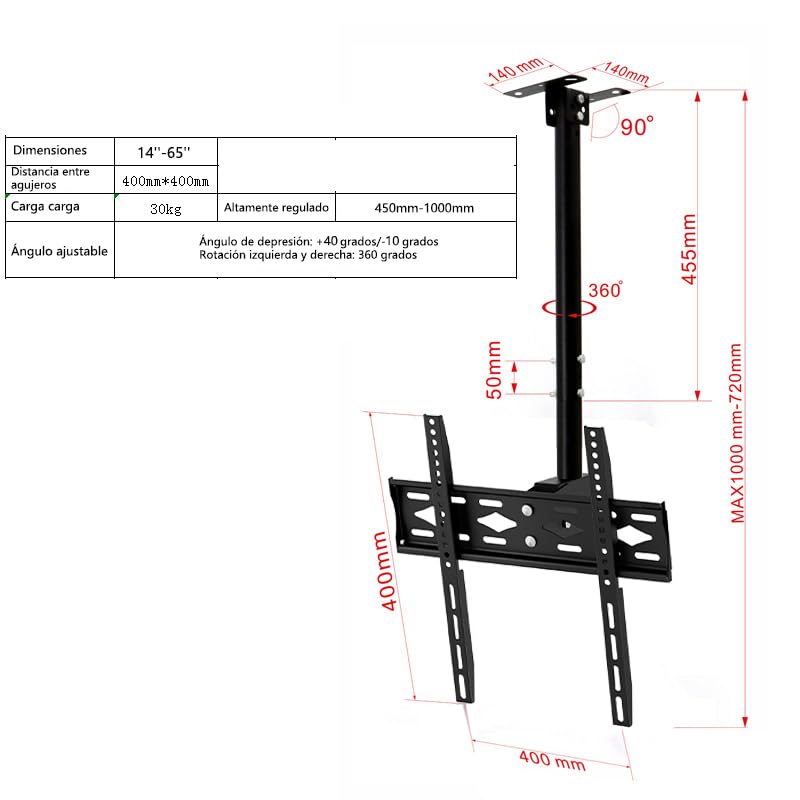 Opiniones y reviews de Soportes de techo ajustables disponible en línea. 9 Imagen adicional