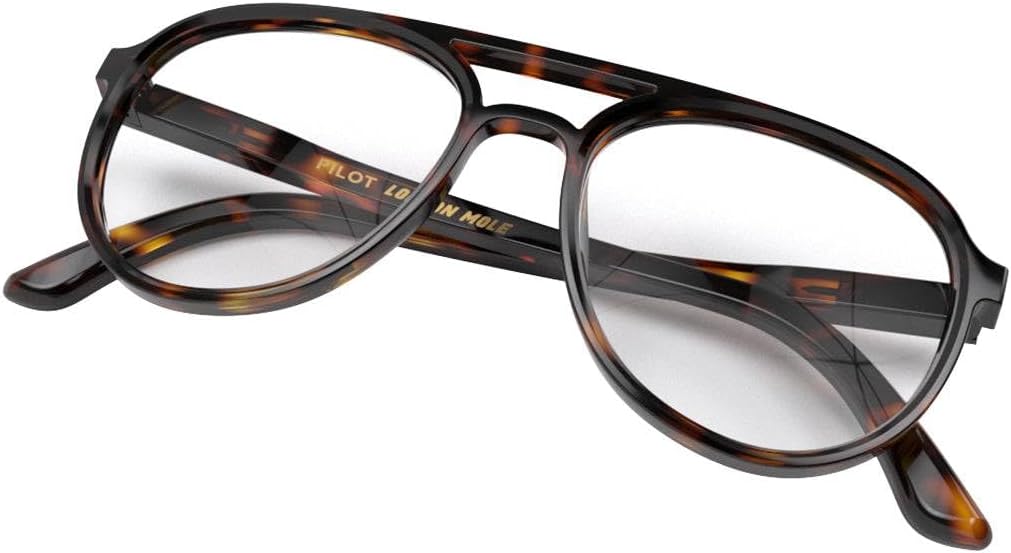 LONDON MOLE® Pilot reading glasses | Cool pilot style shaped readers | Men’s Women’s Unisex | Spring hinges - Image 5