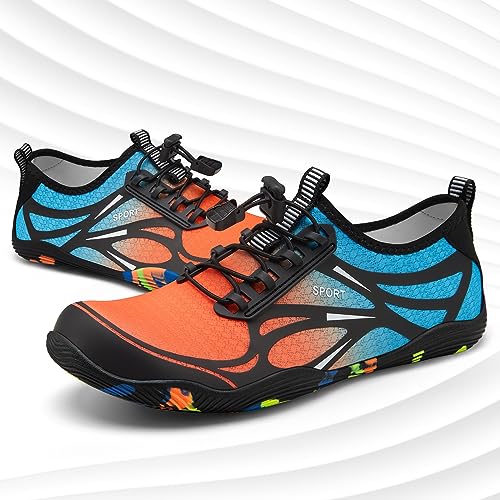 Image of ATHMILE Water Shoes for Men Women River Swim Beach Pool Adult Quick Dry