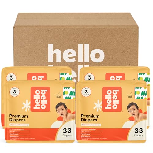 Image of Hello Bello Diapers Assorted Gender Neutral Surprise Pack, Size 3 165ct
