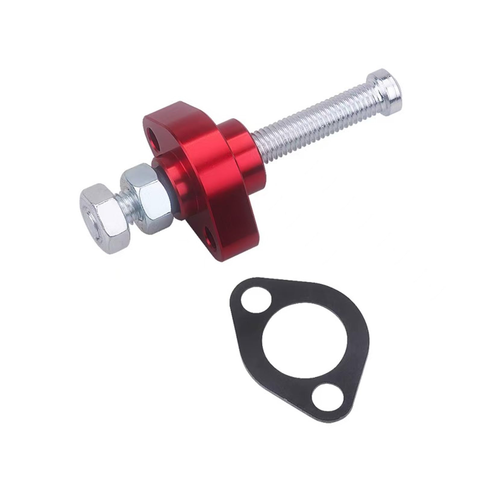 NTOLFCS Manual Cam Chain Tensioner Compatible With CBR 600 600RR F3 F4I CBR900RR TRX 250 350 450R CB600F Replace Timing Tension(Black)(Red)