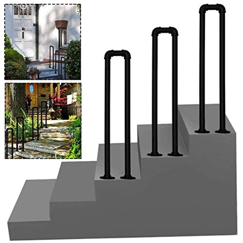 Main courante d'escalier pour sécuriser les marches extérieures en métal - 2