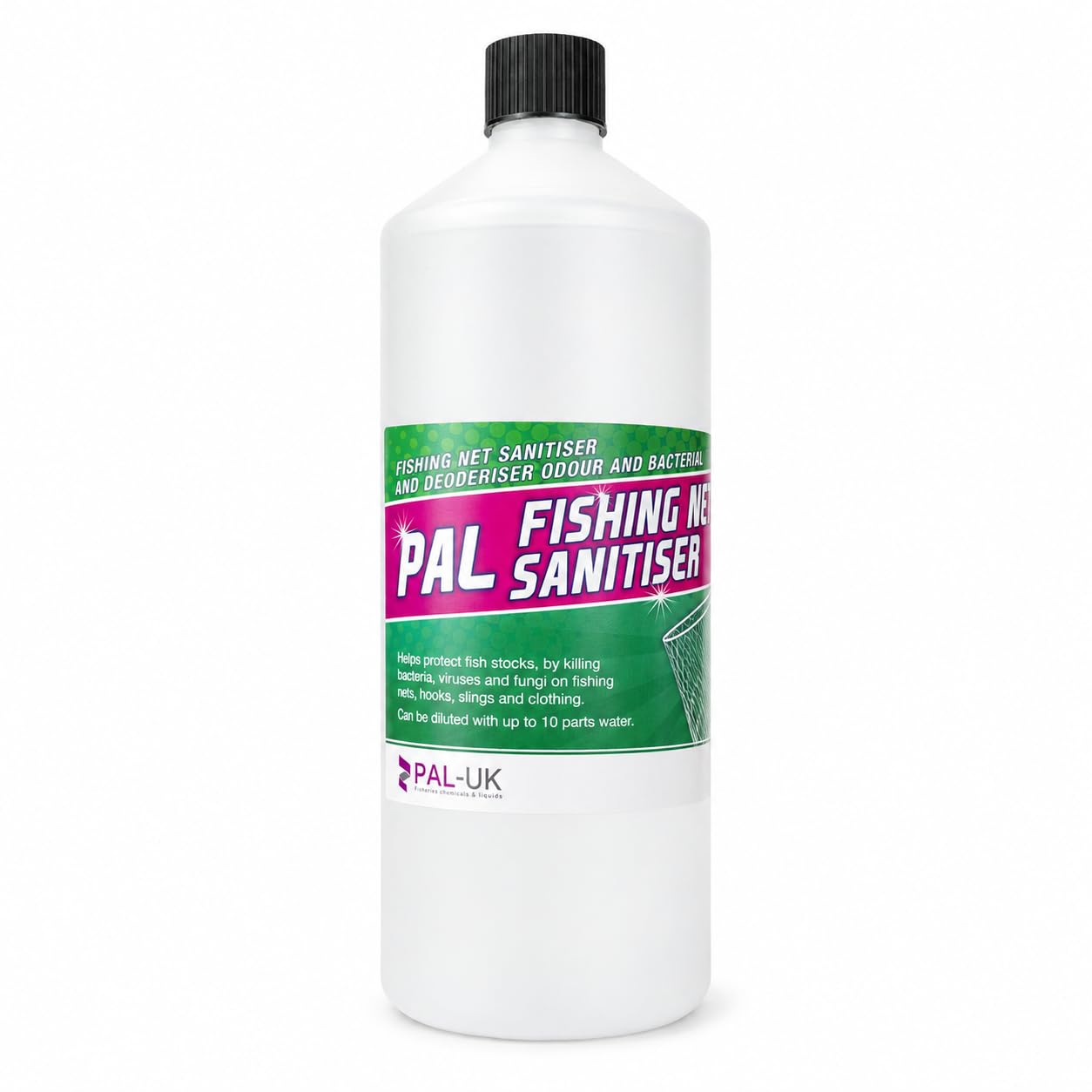 FISHING PAL Net Sanitiser And Deodoriser Odour and Bacteria Killer - Rods, Nets - 500ml