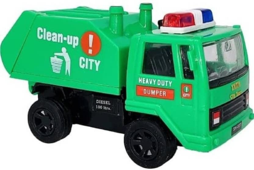 USCATALOG Clean Up City Push Back Toy