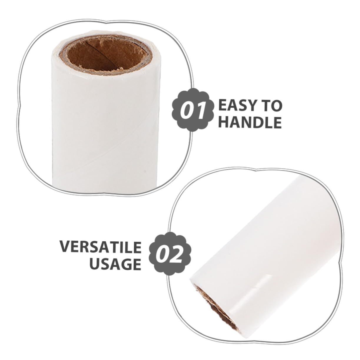 BESTonZON 25stücke Klebrige Fusselrolle Ersatzrolle für Tierhaare Wiederverwendbarer Fusselentferner Möbel-fusselrolle Fusselrollen Nachfüllpackung