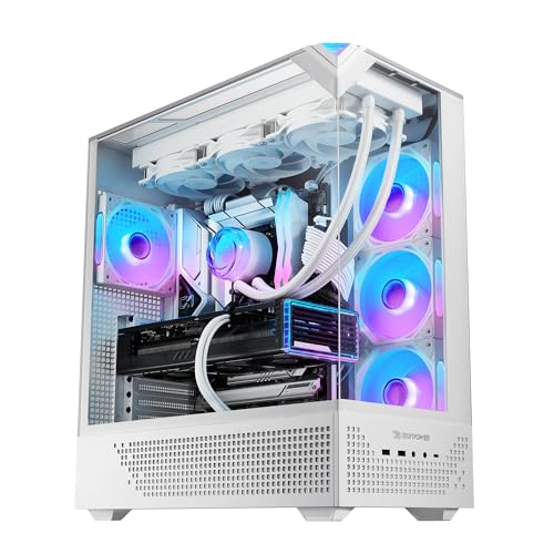 Image of iBUYPOWER Element Pro Gaming PC Desktop Computer AMD Ryzen 7 9800X3D CPU, NVIDIA GeForce RTX 5070Ti 16GB GPU, 32GB DDR5 RGB 5200MHz RAM, 2TB SSD, Windows 11 Home, Gamer Keyboard and Mouse -EPWA7N57T01