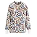 Medline 8809JSML ComfortEase Ladies Jewel Neck Warm-Up Scrub Jackets 2Pockets