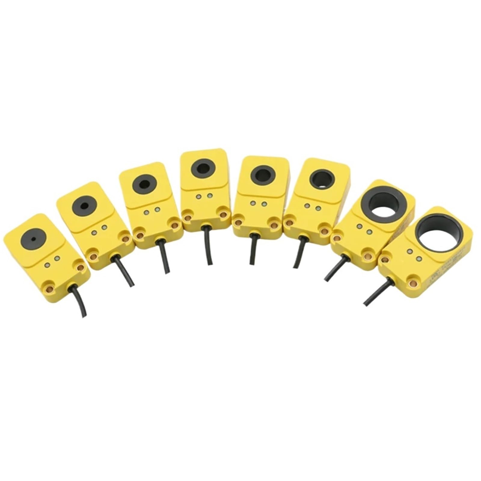 1 sztuk pierścień indukcyjny przełącznik zbliżeniowy 3 6 8 10 12 15 22 30mm śruba sprężynowa stalowa kulka czujnik wykrywania prędkości obiektu metalowego (LR-22 (22 mm),NPN NC)