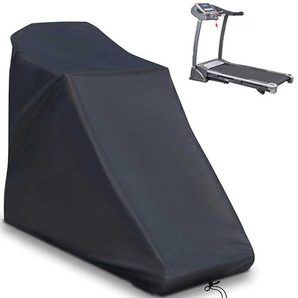 Housse de Tapis de Course pour NordicTrack Commercial 1750, Sport Machine Protection Housse Anti-poussière Tapis pour Intérieur Extérieur,A/Style A-Black