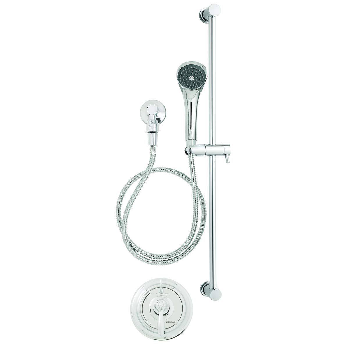 Photo 1 of Speakman SLV-5440 SentinelPro Diverter Trim and Shower Package (Valve not Included), Polished Chrome
