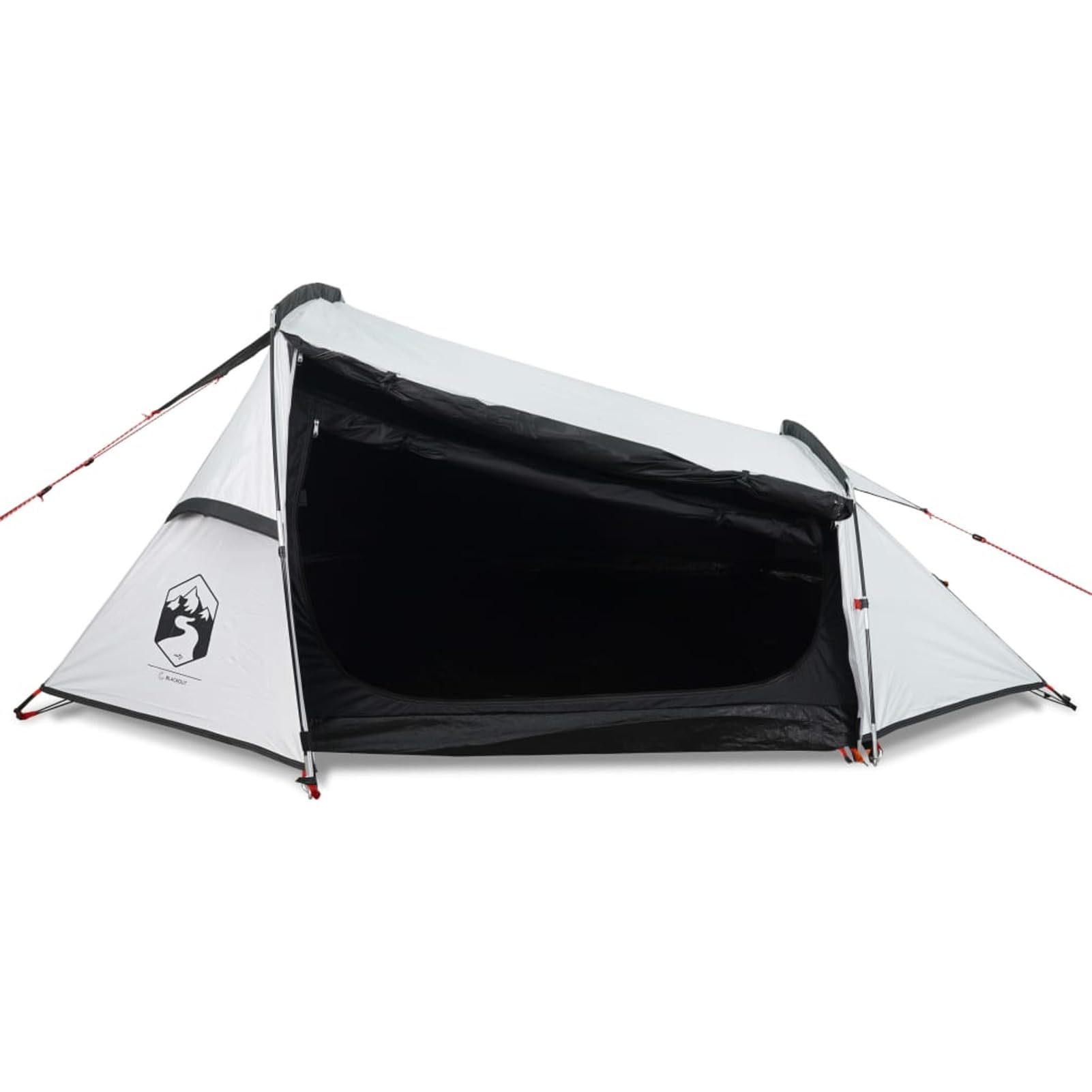 Gecheer Tienda campaña túnel 2 Personas Tela Opaca Impermeable Blanco,Cenador Pabellón de Jardín para Camping, Fiestas, Exterior