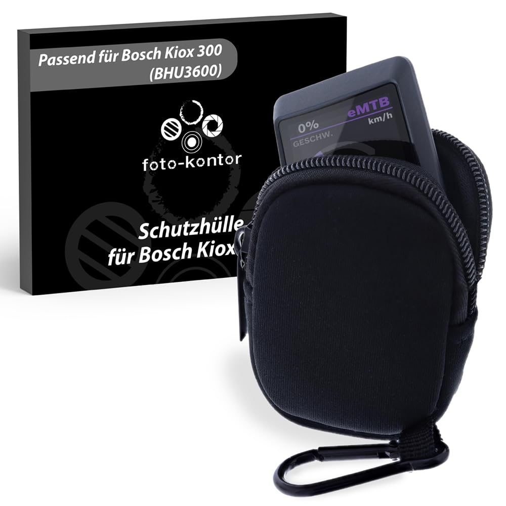 Housse De Protection Néoprène Pour Bosch Kiox 300 – Étui Anti-Chocs, Étanche Et Anti-Poussière Avec Mousqueton, Idéal Vélo Électrique