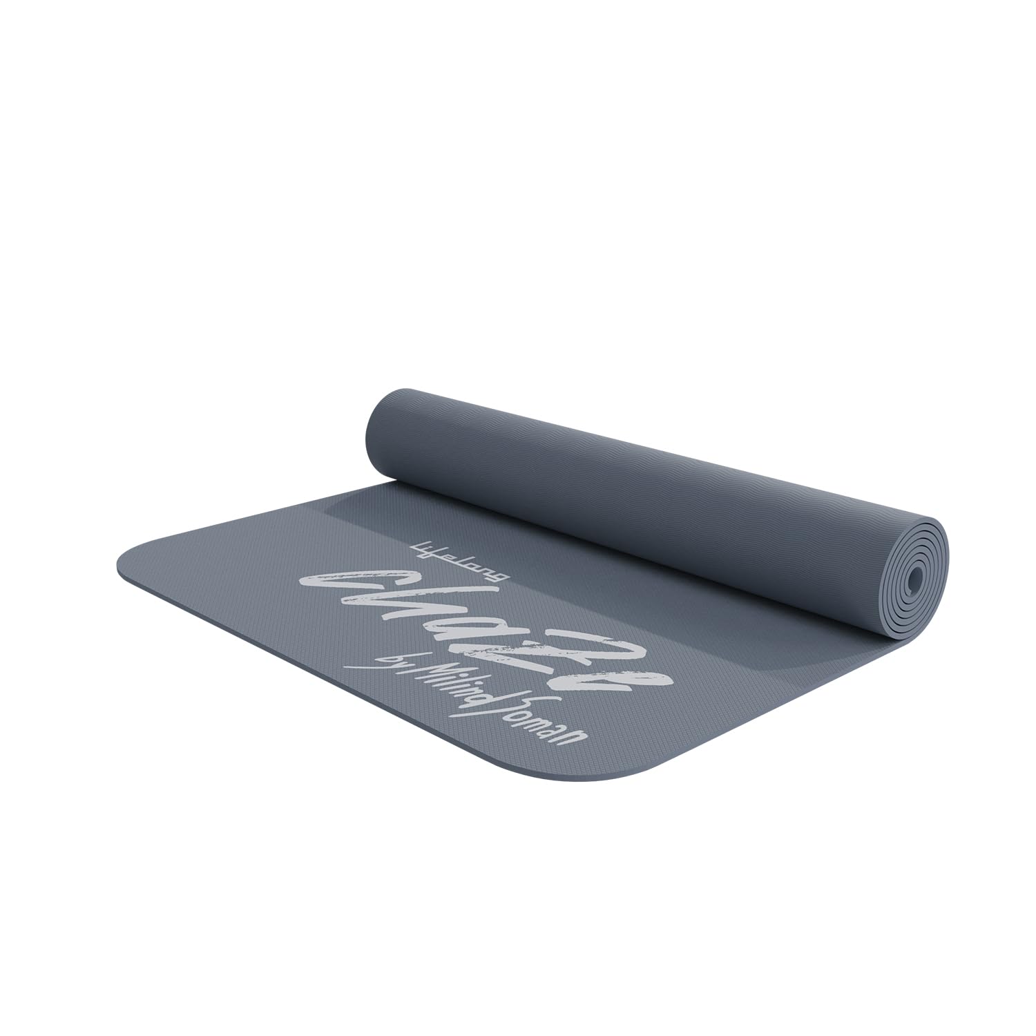 Lifelong Chaze Yoga mat for Women &amp; Men EVA Material 10mm Grey Anti Slip for Gym Workout
