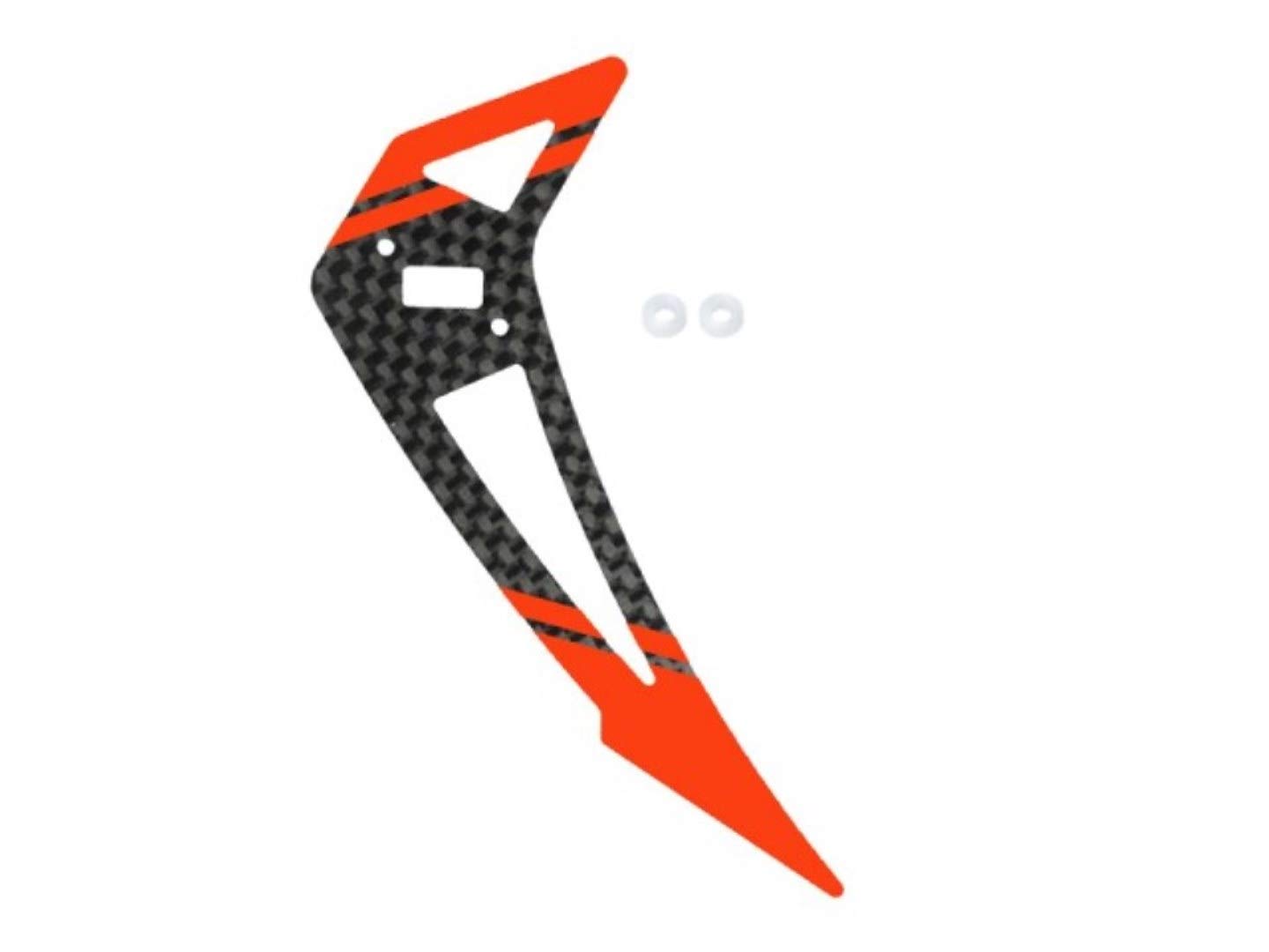 MICROHELICarbon Fiber Vertical Fin F Style (RD) - Blade 200S/230S/V2/250CFX (MH-230S064VFR)