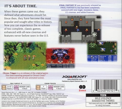 Image of Final Fantasy Chronicles: Chrono Trigger /Final Fantasy IV (Renewed)