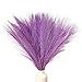 ONLY ART 20pcs Purple Artificial Silk Pampas Grass 17â€ for Home Kitchen Wedding Party Special Event Spring Holiday Decorations