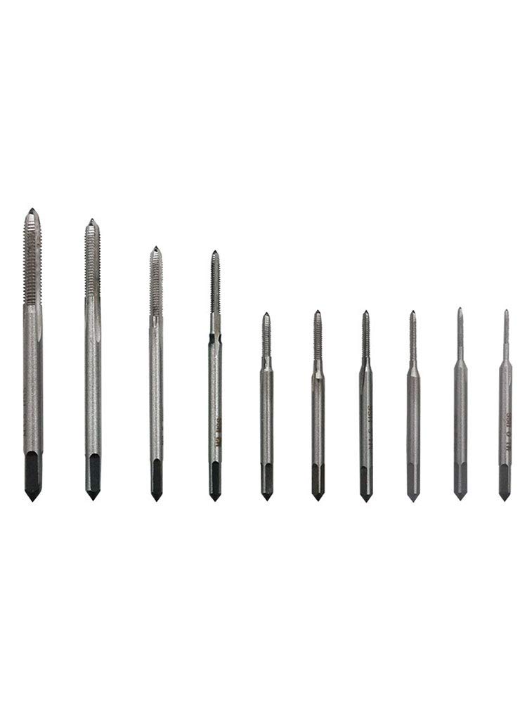 Raybre Art 10pcs Micro Machine Tap Clock Watch Watchmaker Repair Screw Thread M1-M3.5 ASD