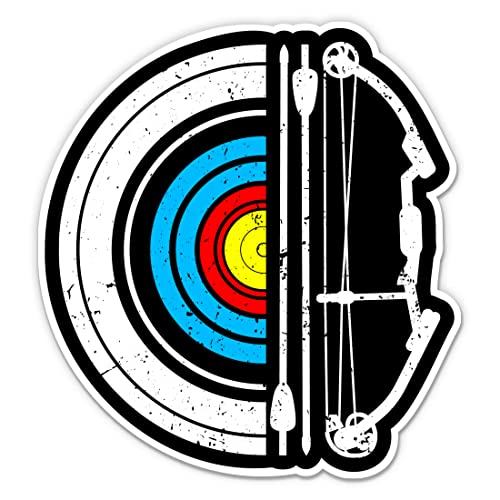 Archery Target Bow - Vinyl Decal Sticker