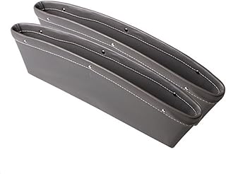 VICASKY Assentos De Carro Enchimento De Assento De Carro Lacuna Enchimento De Assento De Carro Bolso Organizador Caixa De Armazenamento Caixa De Armazenamento Bolsa De Enchimento Cinza