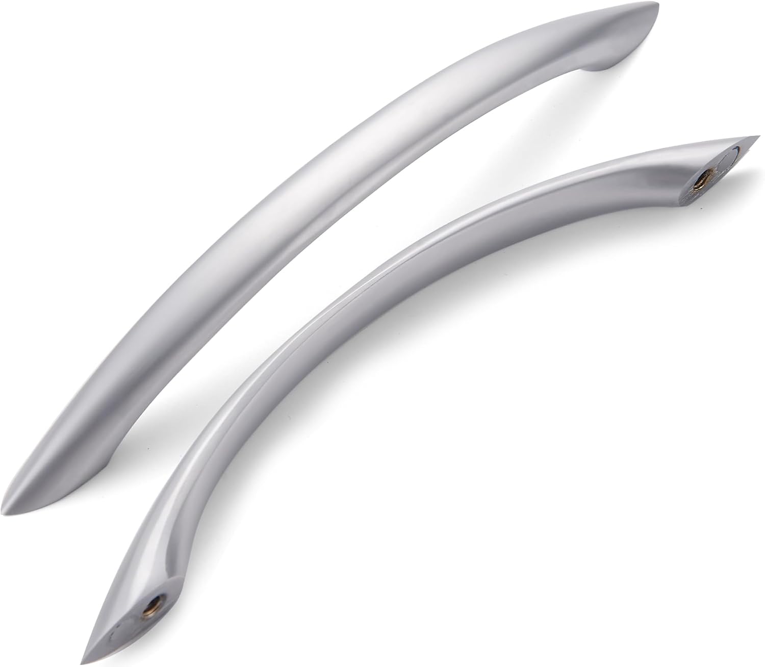 L&lonpa 10 Pack Matt Chrome Handles5 inch/128mm Screw Spacing