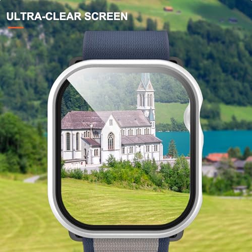 Protégez votre Apple Watch 41mm des chocs : coque rigide blanche - 7