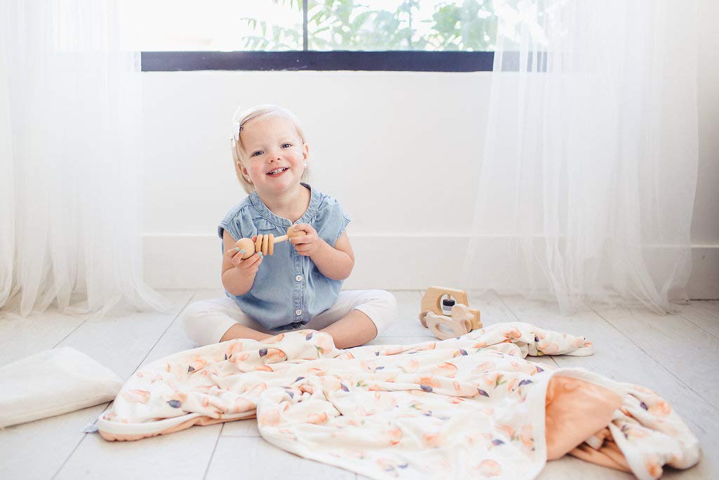 Bеѕt Cуbеr Dеаlѕ 🔥 Copper Pearl Large Premium Knit Baby 3 Layer Stretchy Quilt Blanket Caroline