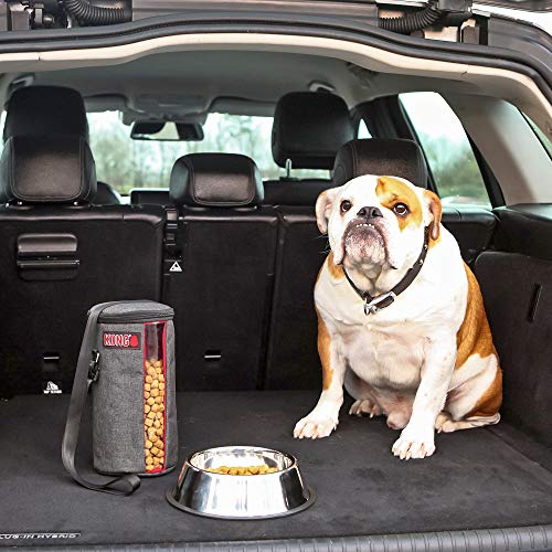 KONG Bolsa de viagem para comida de cachorro para armazenamento de ração – Recipiente de comida port