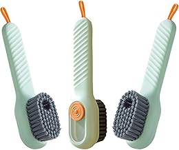 FreshDcart FDCA547 Leather Shoes Cleaning Polish Kit Boot Cleaner Shoe Cleaner Brush with Liquid Box, Liquid Adding Soft Fur Cleaning Brush for, Shoes,Bathroom,Kitchen (Multicolor, Pack of 1)