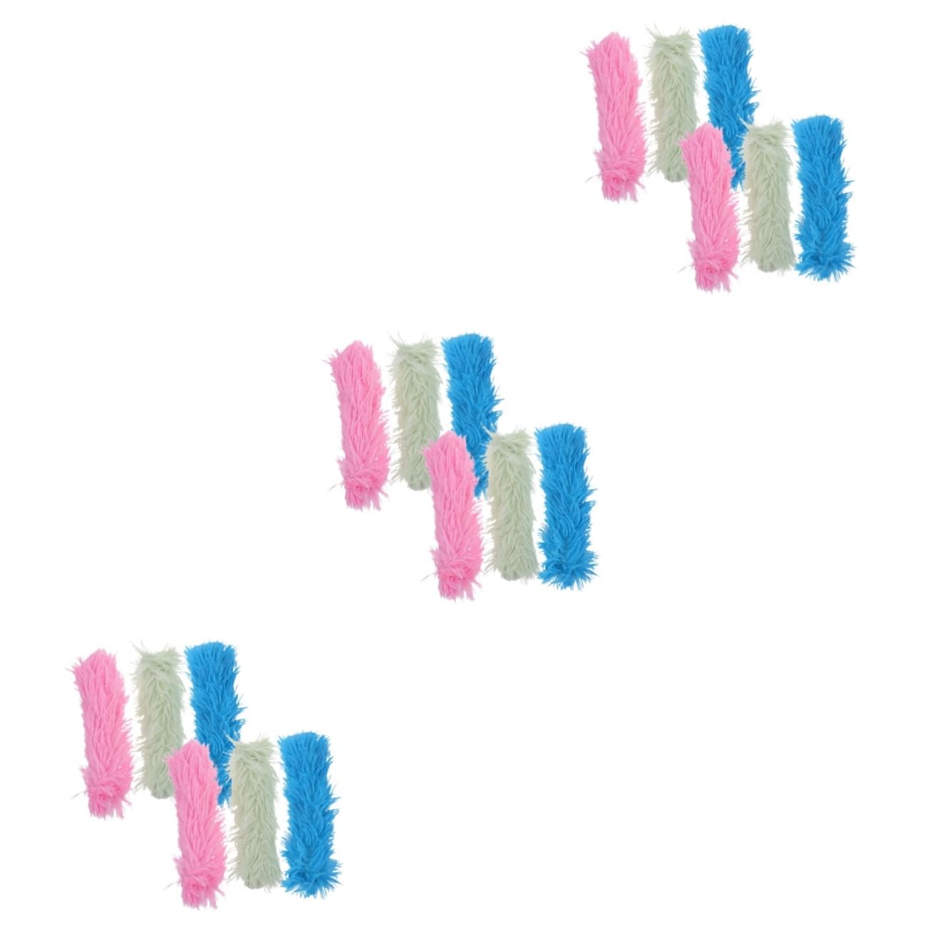 Happyyami 18pièces Jouets Interactifs Cataire pour Chats Coussin Doux avec Herbe à Chat Jouets à Mâcher Fournitures pour Animaux De Compagnie