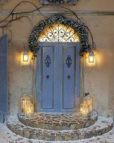 WENFENG 12.6” High Outdoor Wall Light Fixtures with Dusk to Dawn Sensor,Anti-Rust Matte White Finish,Clear Glass Shade, Exterior Mount Lantern for Porch, Garden, Patio(Bulb Included) - Thumbnail 6