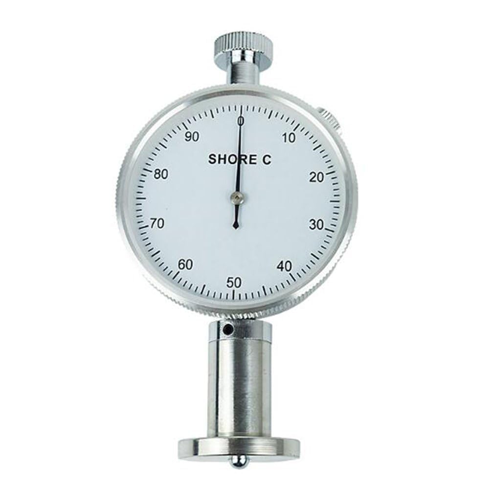 Shore Hardness Tester Shore C Type Durometer with Dial Value 0～100HC Recommended Range of Measurements 10～90HC Applicable to The Hardness Test of Rubber Microporous Material