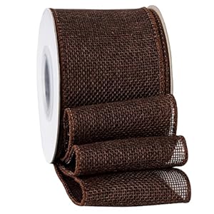 Sdzmdl Dunkelbraunes Juteband 5,4 cm breit