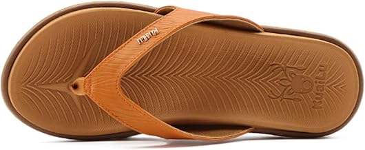 KuaiLu Womens Flip Flops with Arch Support