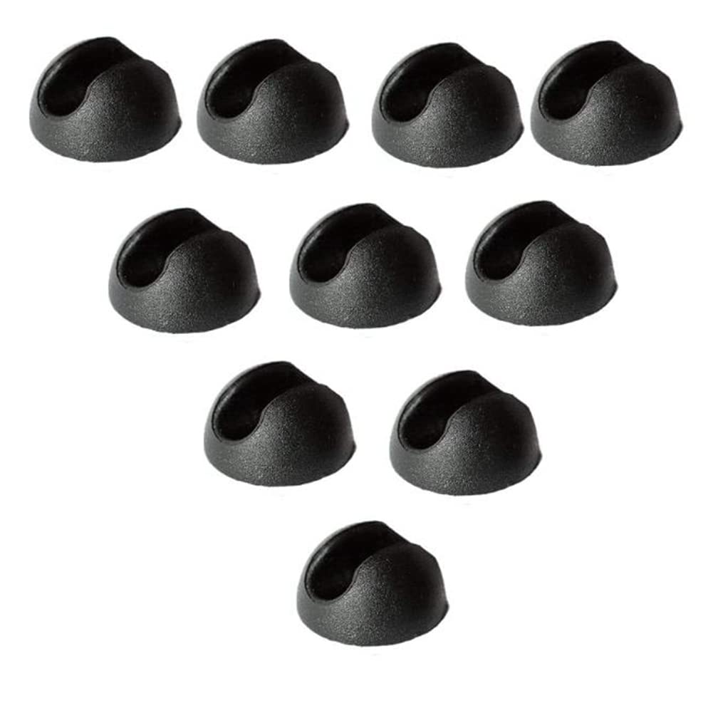 qimoi 10 PCS Hairpin Leg Protector Feet Metal Coffee Table Leg Feet for 10-12mm Hairpin Table Legs Supplies