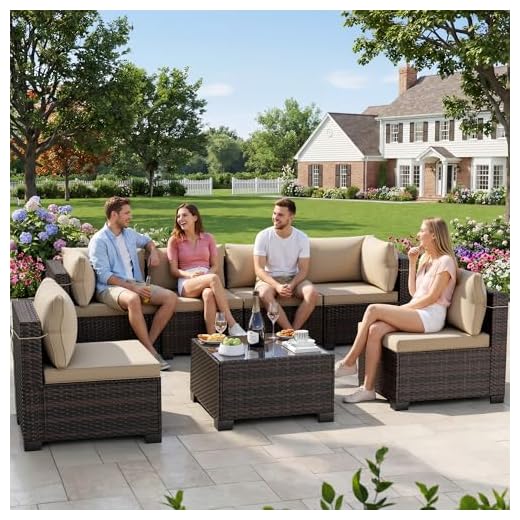 LEVELEVE 7-Piece patio sectional