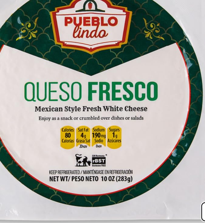 Queso fresco mexican fresh white cheese