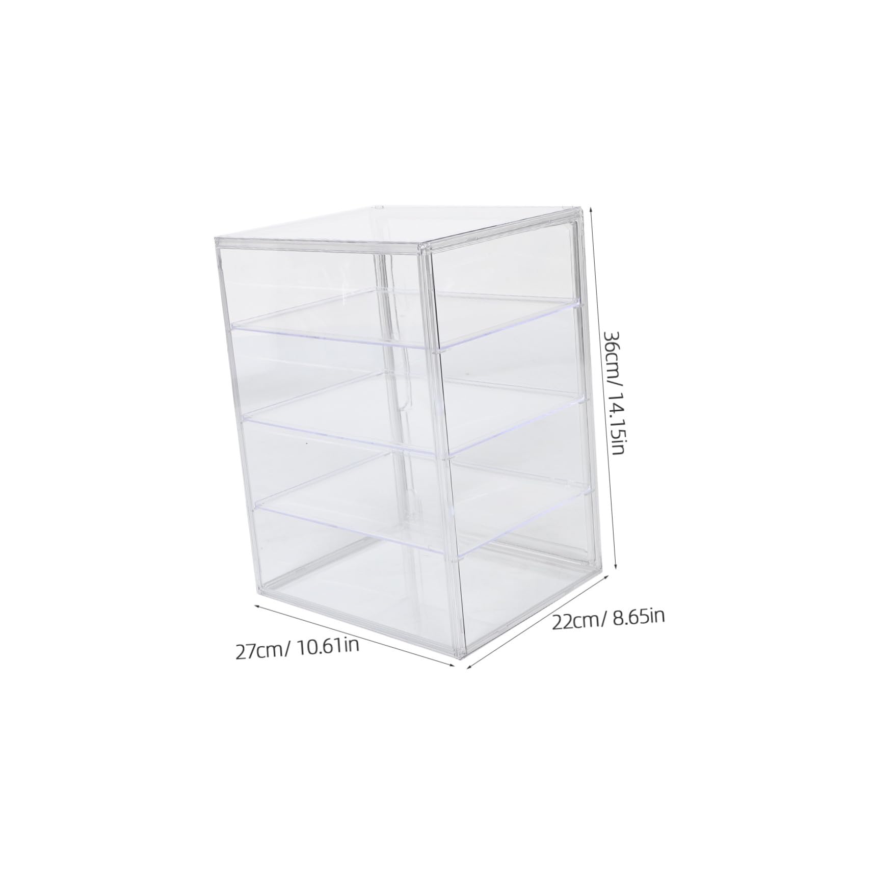 Hohopeti Vitrina de Pan Ajustable para Encimera Caja Transparente para Almacenar y Exhibir Pasteles Pan Magdalenas y Bollos Gabinete Resistente y Fácil de Limpiar para Cocina y Repostería