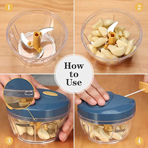Image of Cambom Manual Food Chopper (white)