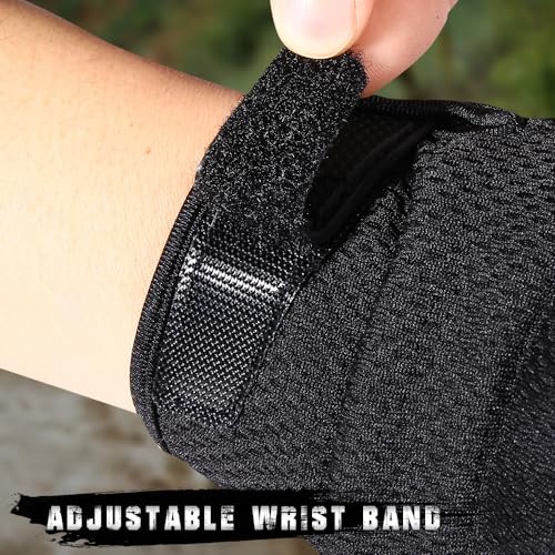Image of WTACTFUL Touch Screen Breathable Tactical Full Finger Gloves for Men | Airsoft Paintball MTB Bike Cycling Cross-Country Motorbike ATV Hunting Hiking Riding Driving Work Outdoor Sports