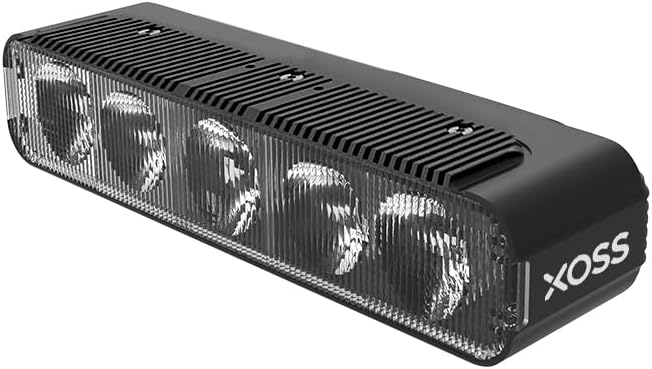 XOSS XL-3000 USB Rechargeable Bike Light for Night Riding, 10 Lighting Modes Waterproof Bike Headlight, 3000 Lumen Super Bright Aluminium Shell Bicycle Front Light, Easy to Install Bicycle Headlight