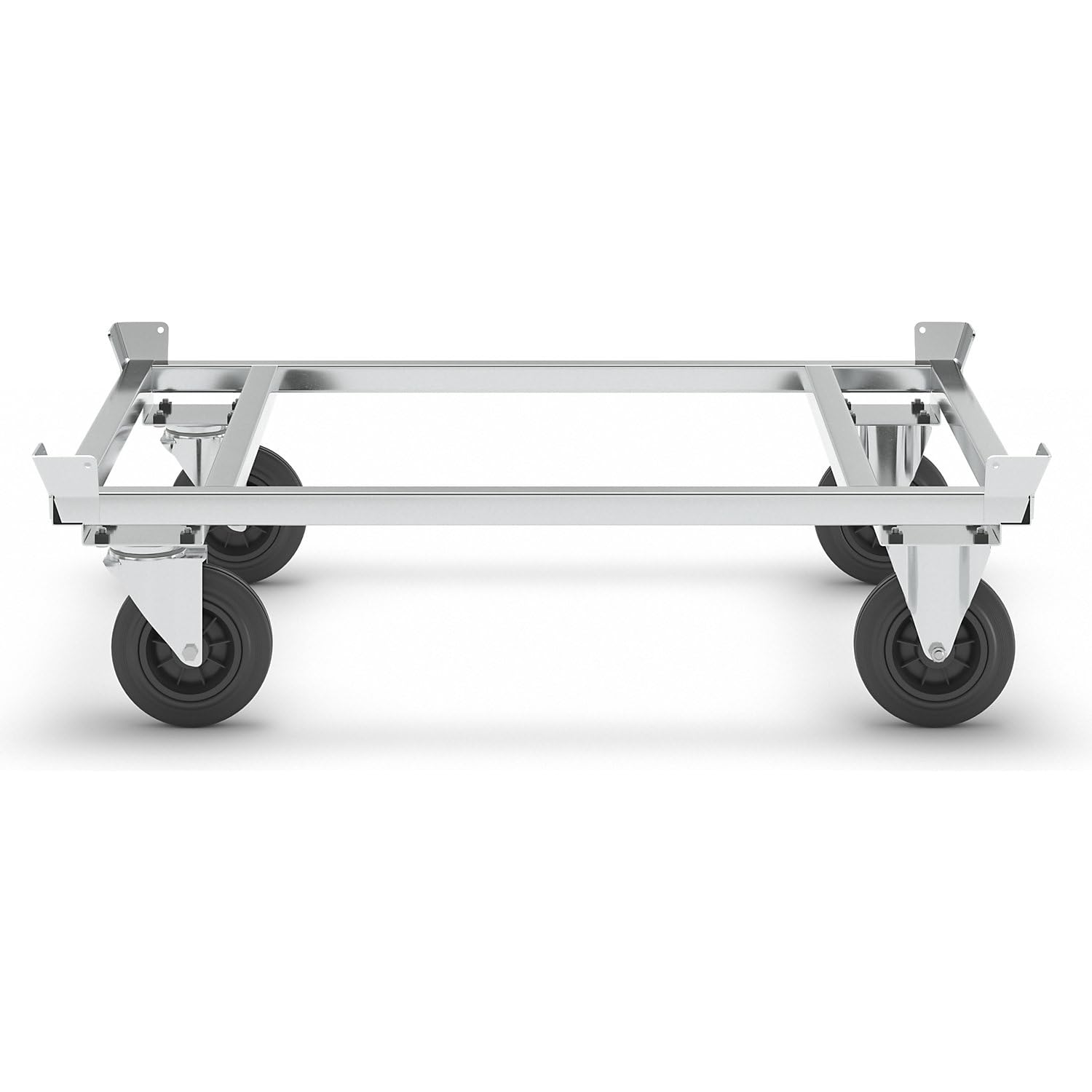 Verzinkter Palettenwagen mit Palettenhalter | geeignet für Paletten 800x600mm bzw. 1200x800 mm.
