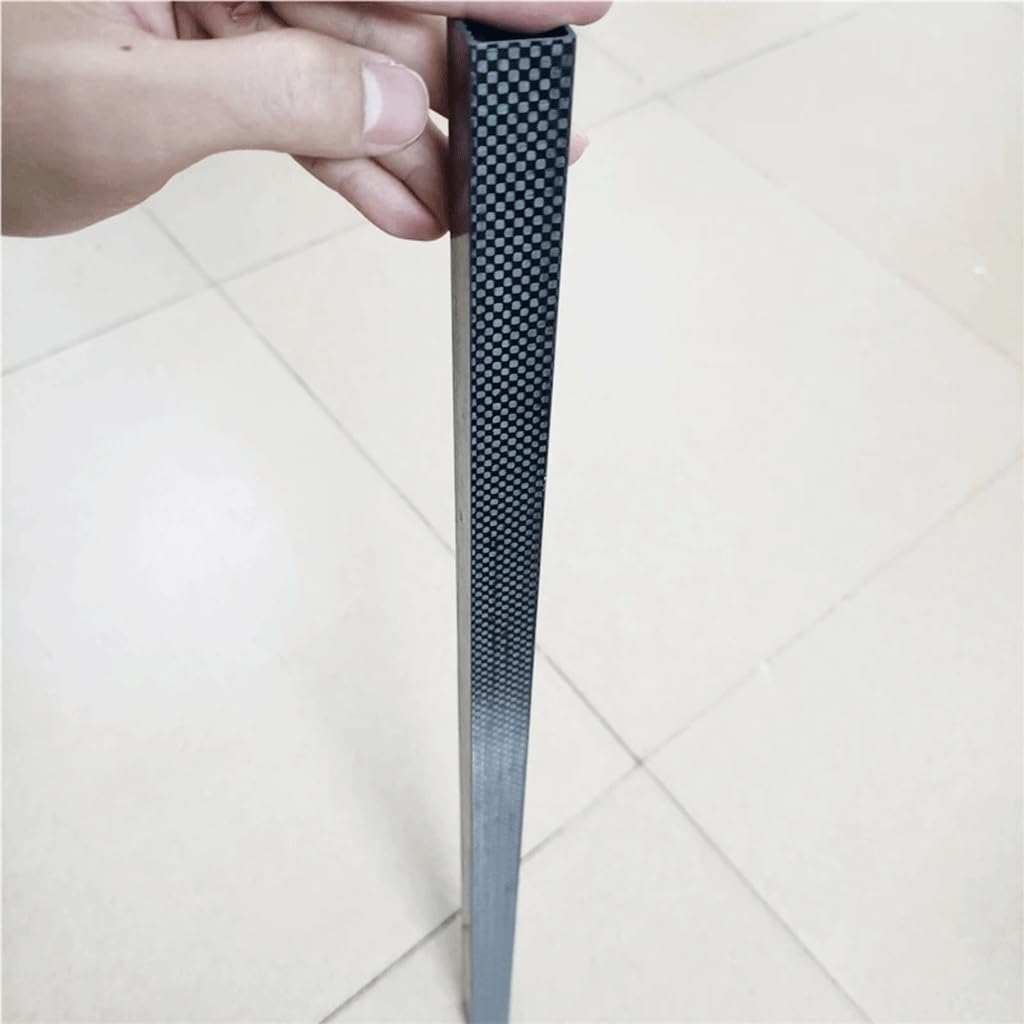 Tubo quadrato interamente in fibra di carbonio 3K for alberi di attrezzature sportive e parti meccaniche Superficie lucida(1PCx30x30x28MMx600MM)