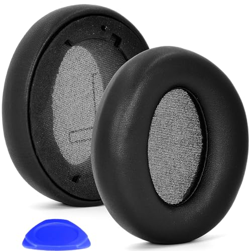 Q20 Ear Pads – Ear Cushion Compatible with Anker Soundcore Life 2 / Q20 / Q20+ / Q20 BT Headset(Not fit Life 2 NEO), Softer Leather,High-Density Noise Cancelling Foam