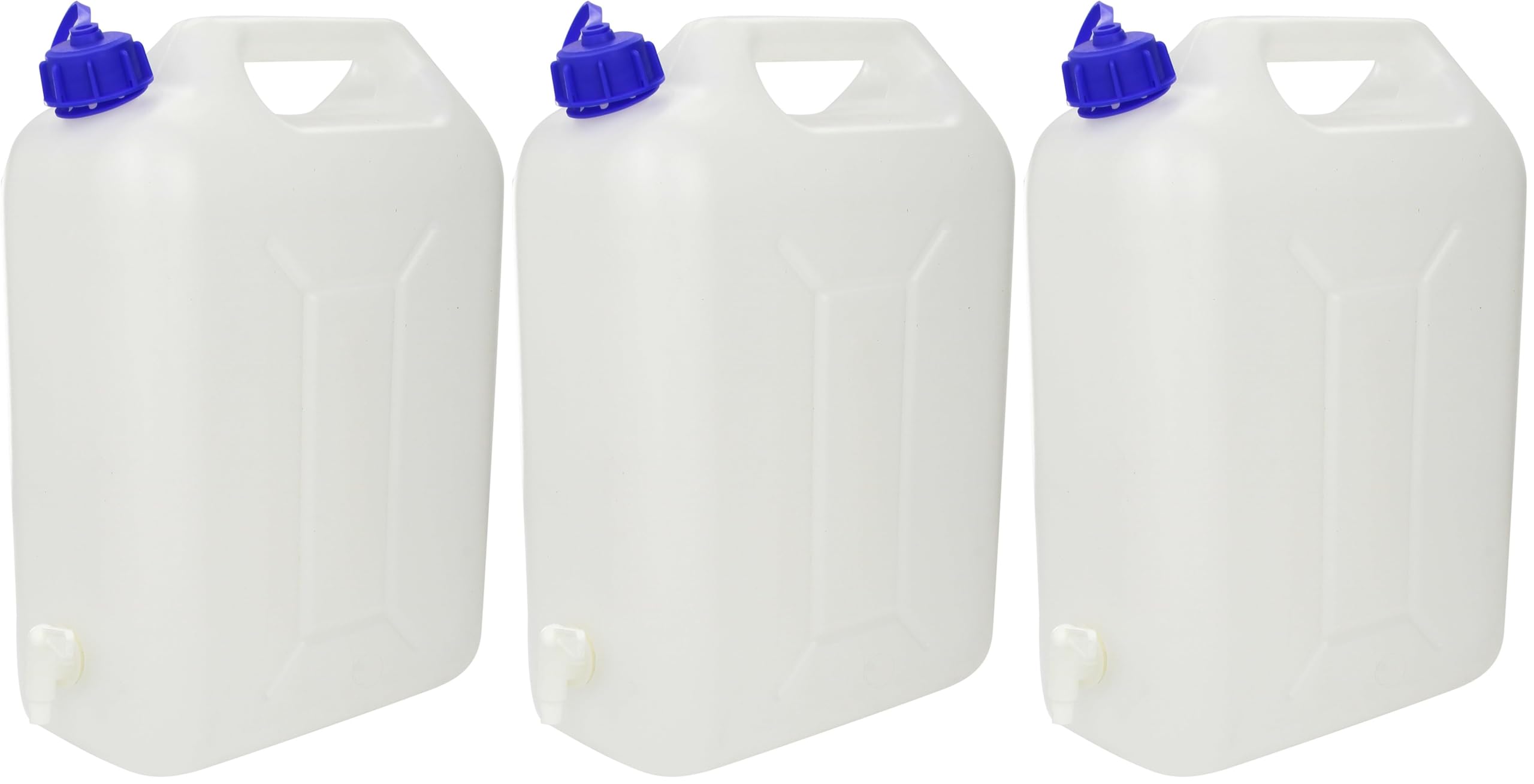 Cartrend Cartec 2911014 Bidon d'eau 10 l, Blanc (Lot de 3)