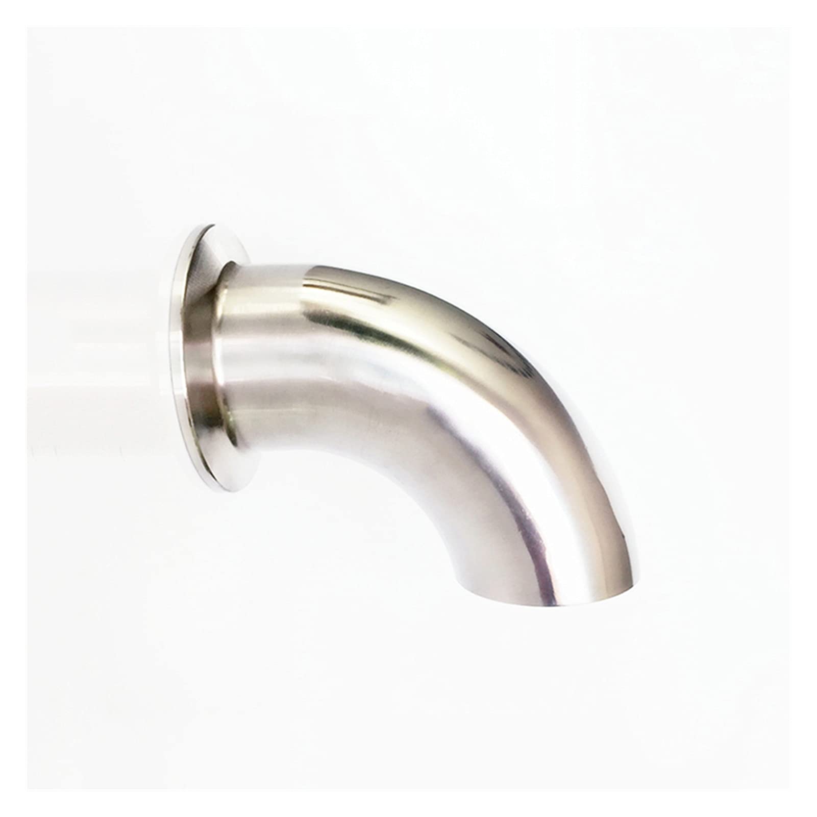 HMTE Raccordi per Tubi 1-1/4 "32mm304 Ghiera in Acciaio Inossidabile Raccordo a Gomito a 90 Gradi 1.5" Ugello per Rubinetto per Tubo Flessibile da Giardino Tri Clamp
